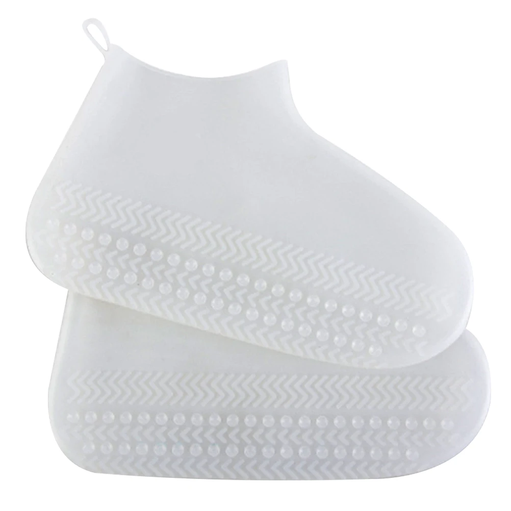 

1pc Waterproof Shoe Covers Silicone Anti-Slip Rainproof Shoe Protector Foldable Reusable Outdoor Protection Size S