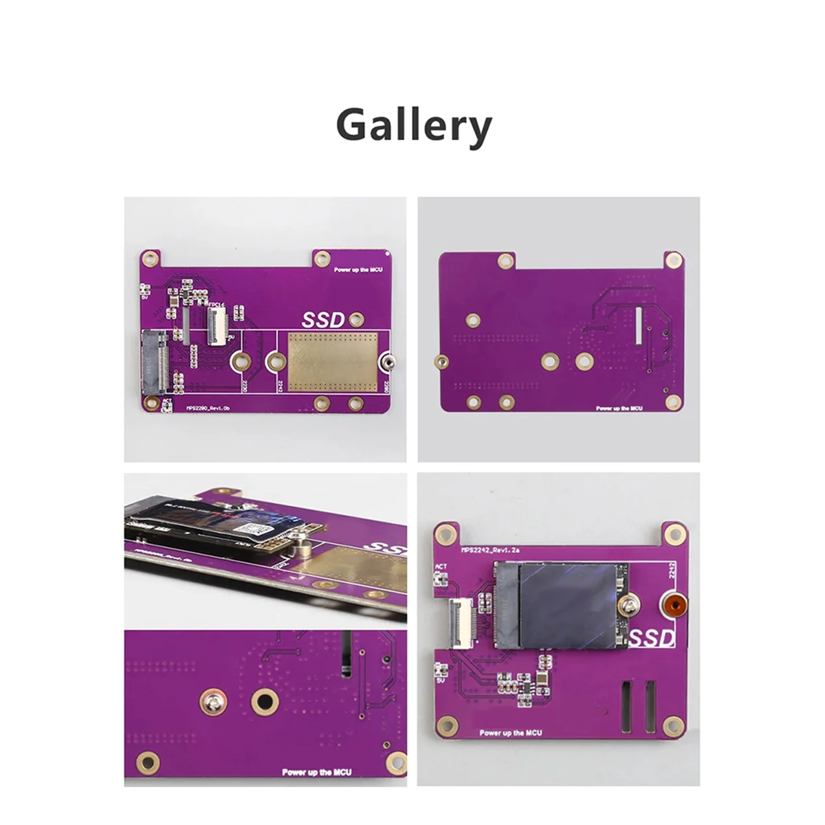 

Плата расширения AB20-PCIE M.2 NVME 2280 2230 2242 Gen3 SSD HAT для Raspberry Pi 5