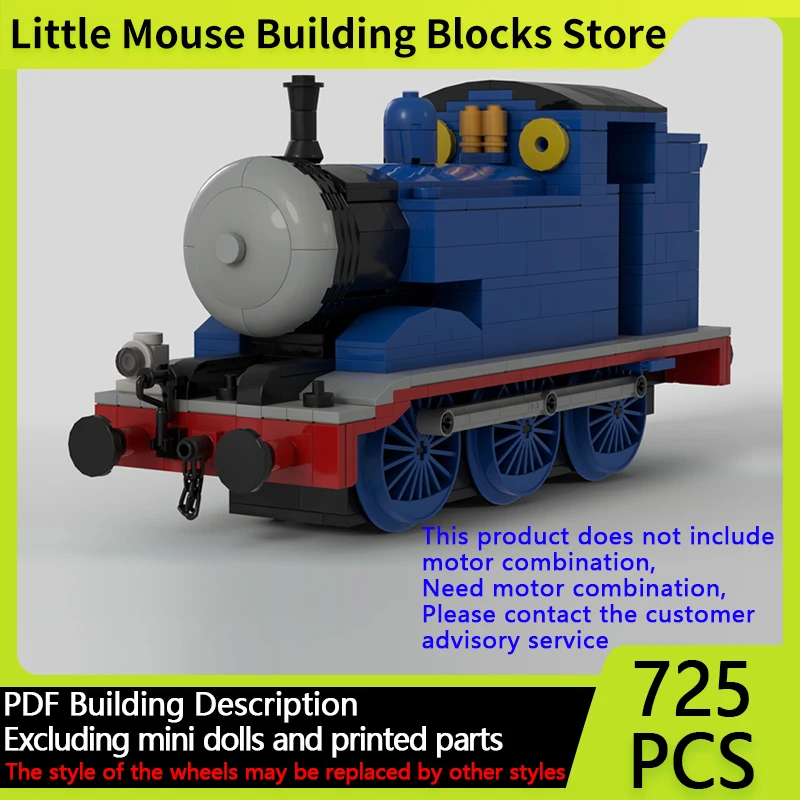

Popular Anime City Car Model MOC Building Bricks Steam Locomotive Modular Technology Children Holiday Gifts Assemble Toys Suit