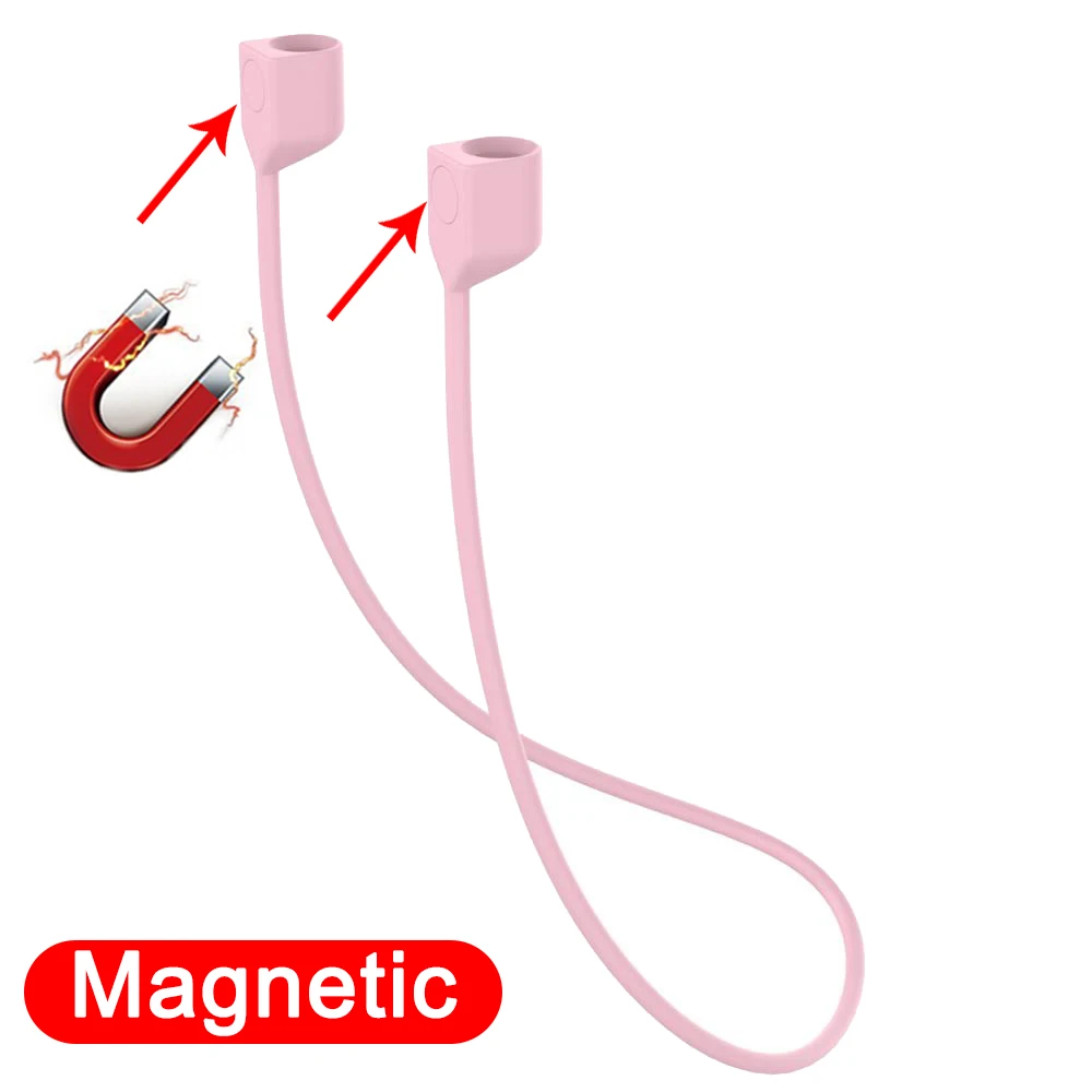 Weiche Silikon-Anti-Verlust-Magnetseil-Ohrhörer für Apple Airpods 2 1 3 Air Pods Pro Bluetooth Wireless Headphone Earbuds Strap – Detail 21