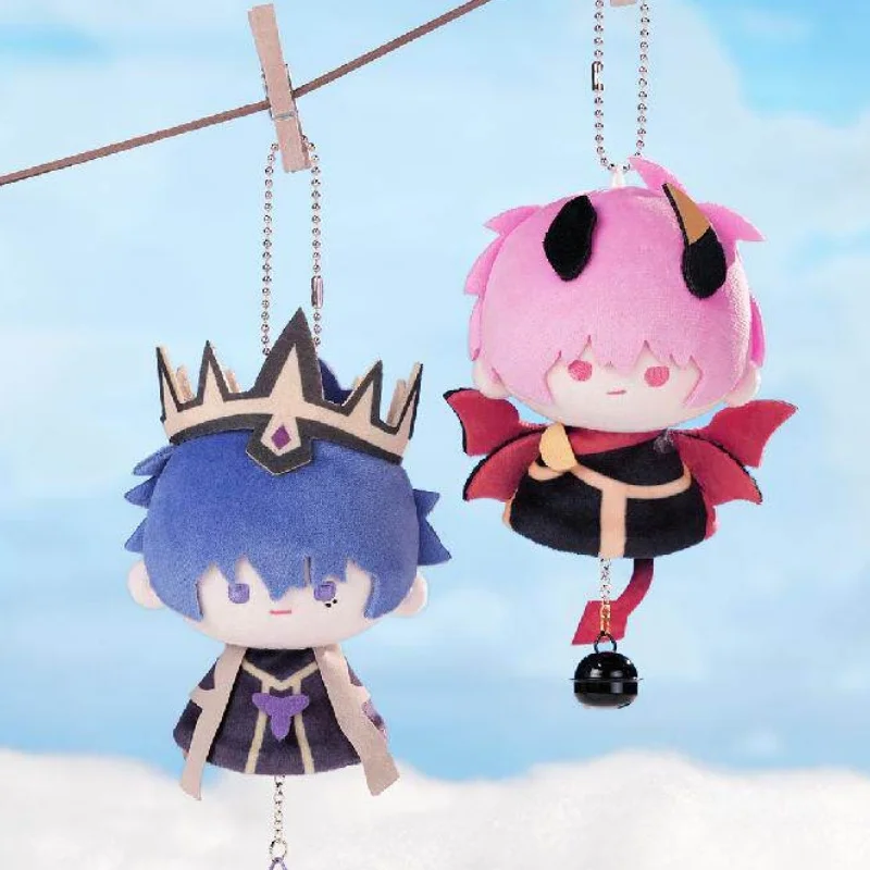 

BilibiliGoods Plush Keychain Official Link Click Anime Irodori Rinbu Series Teru Teru Bozu With Bell Bag Pendant For Anime Fans