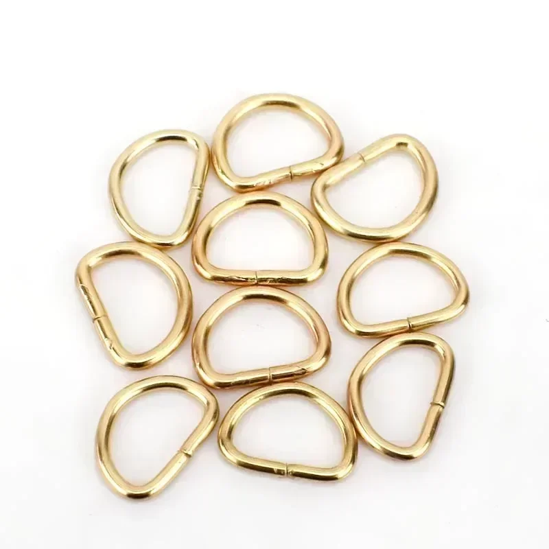100/300 Stück 10 mm Metall-D-Ring-Schnalle, Taschengurt, Kleidung, Verschluss, Hundehalsband, Schlüsselanhänger, verstellbarer Haken, DIY-Handwerk, Hardware-Zubehör
