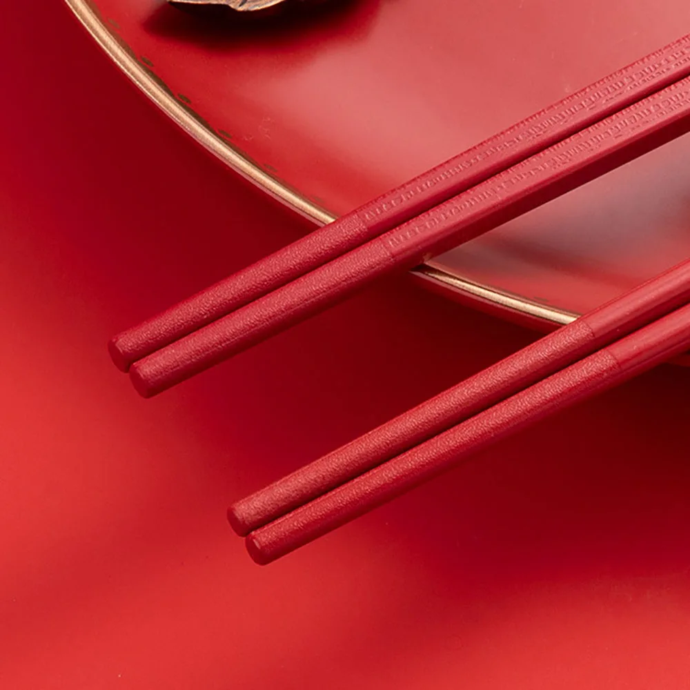 5Pairs Hohe Qualität Japanische Nicht-Slip Stäbchen Koreanische Hotel Restaurant Tragbare Gesunde Lebensmittel Stick Sushi Küche Stäbchen – Detail 5