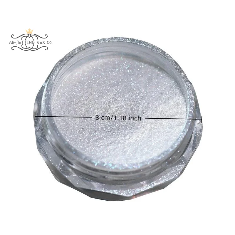 Glitter per unghie Aurora Ice Laser trasparente Arcobaleno Specchio Gel Pigmento in polvere Cromo Fascino per unghie Gel Smalto Decorazione artistica Forniture