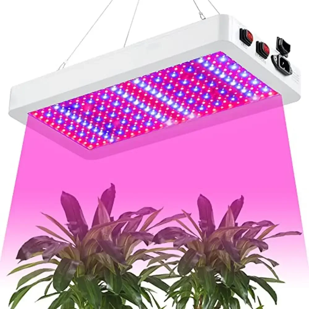 

LED Grow Light Full Spectrum Indoor Plants with Veg & Bloom Switch High Performance & Long Service Life IP65 Waterproof Low