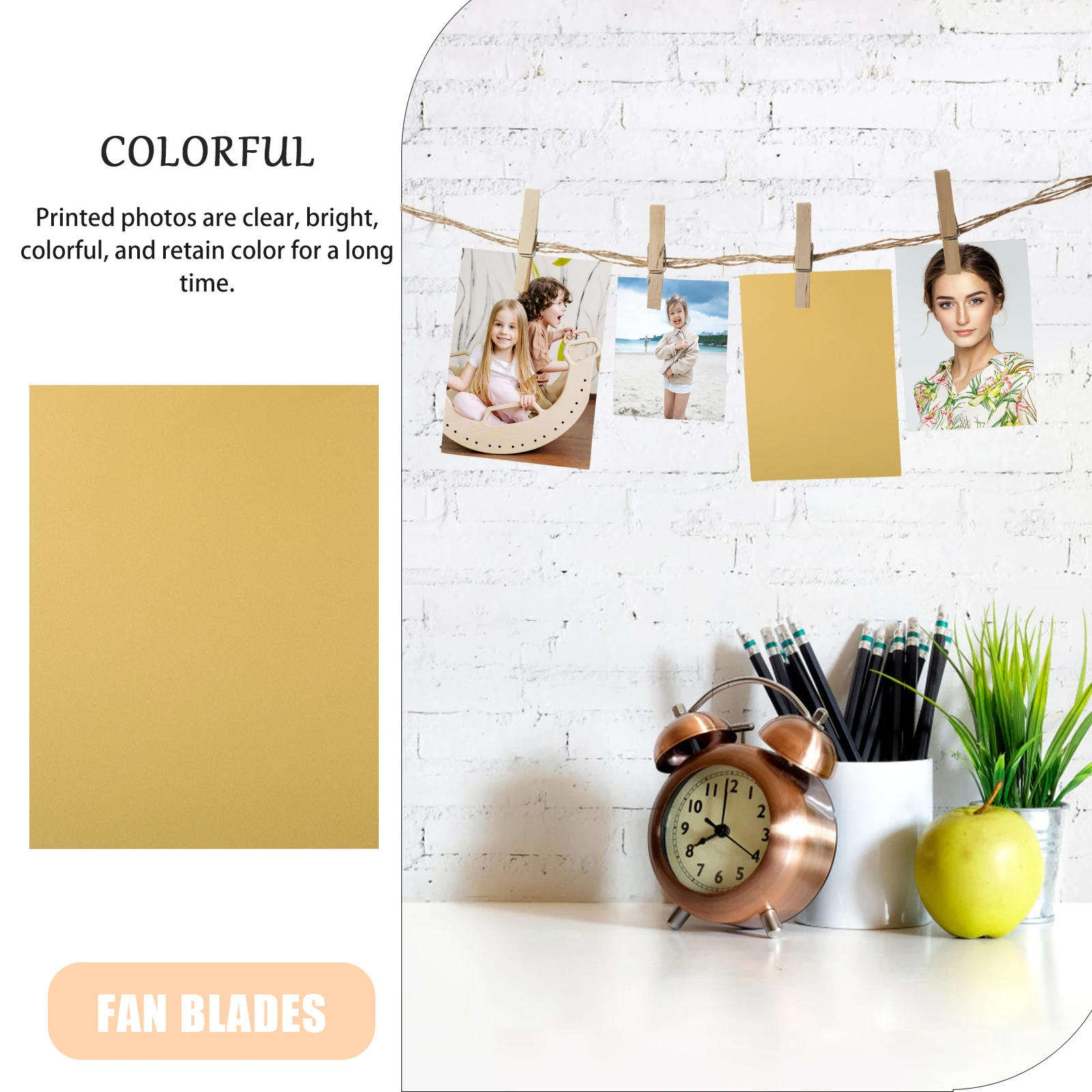 

3pcs Sublimation Metal Sheets Aluminum Blanks DIY Photo Frame Wall Poster Signs Beige Durable Printable Plates Heat Resistant