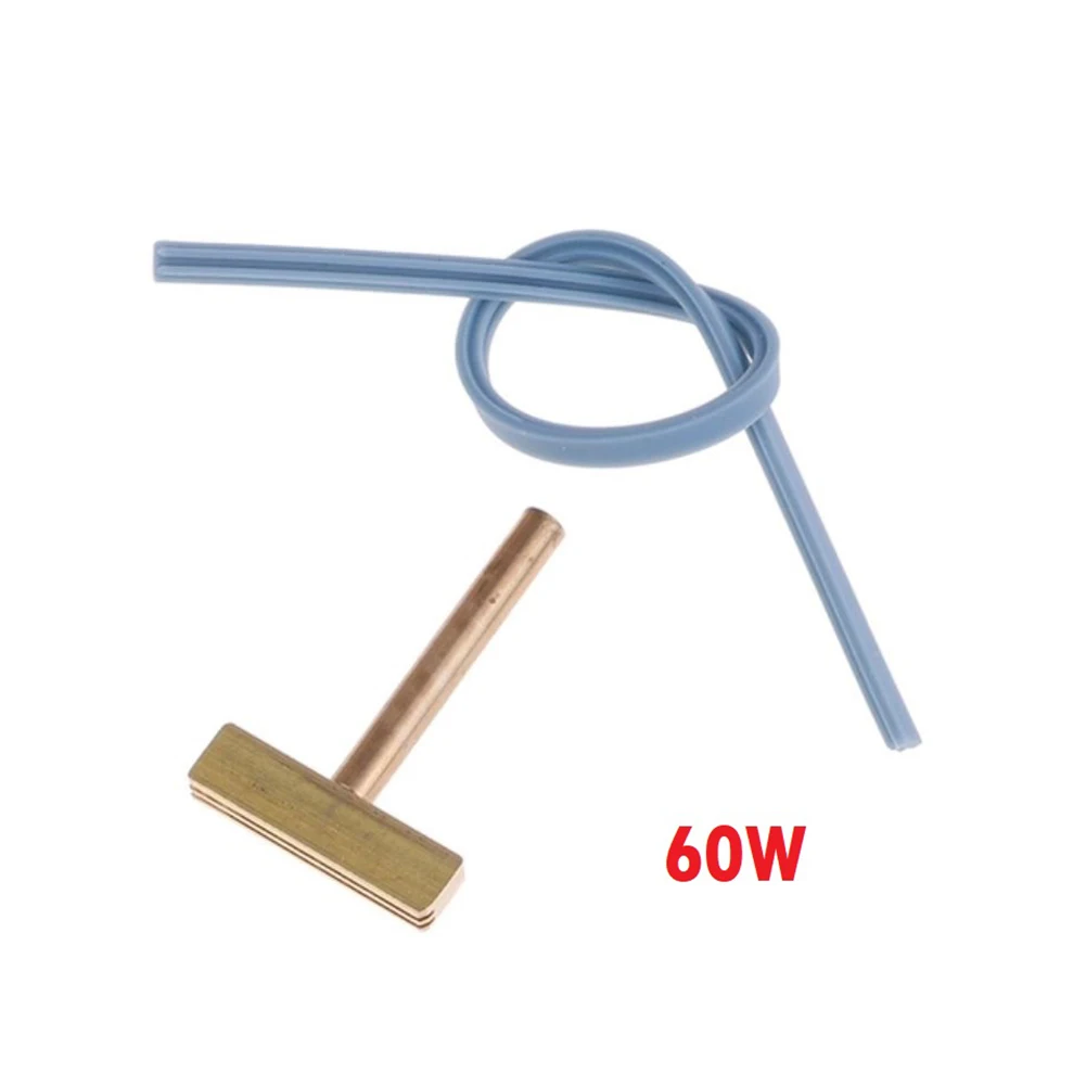 30/40/60W Saldatore Punta a T Punta a T in rame Punte a T con cavo in gomma Pressa a caldo per schermo LCD Pixel Cavo flessibile Strumenti di riparazione