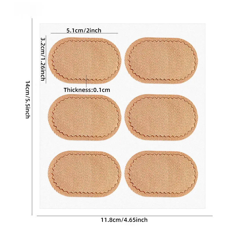 Forefoot Cushion Pads - Wear With Shoes - All Weather Self-Adhesive Patches,Prevents Blisters & Heel Rubbing For Men And Women