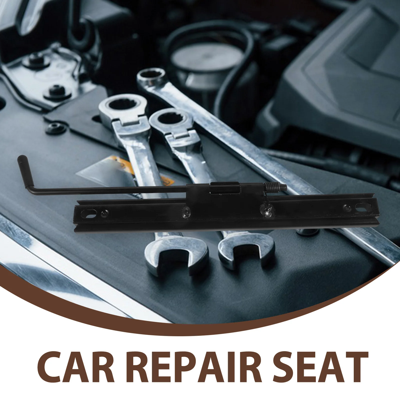 

1Pair Seat Slider Universal Vehicle Seat Bracket Replacement Track Adjustable Car Mounting Rail for Comfort Driving Car