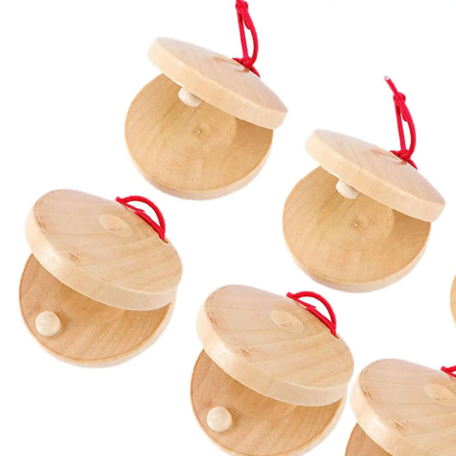 Wooden Castanets Musical Castanets Rhythm Toys Percussion Instrument for