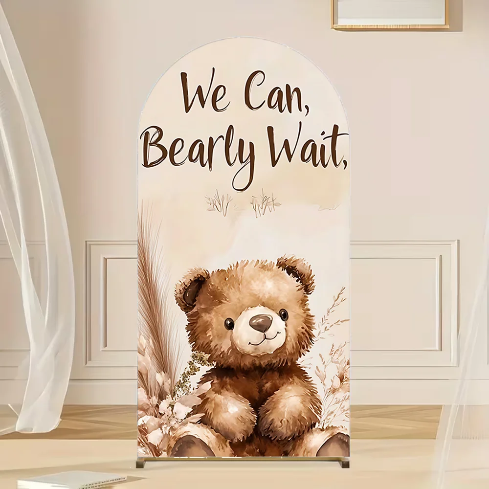 

Custom 2-Sided Oh Baby Bear Balloons Kids Birthday Party Baby Shower Covers Chiara Arch Background Decor Backdrop Photo