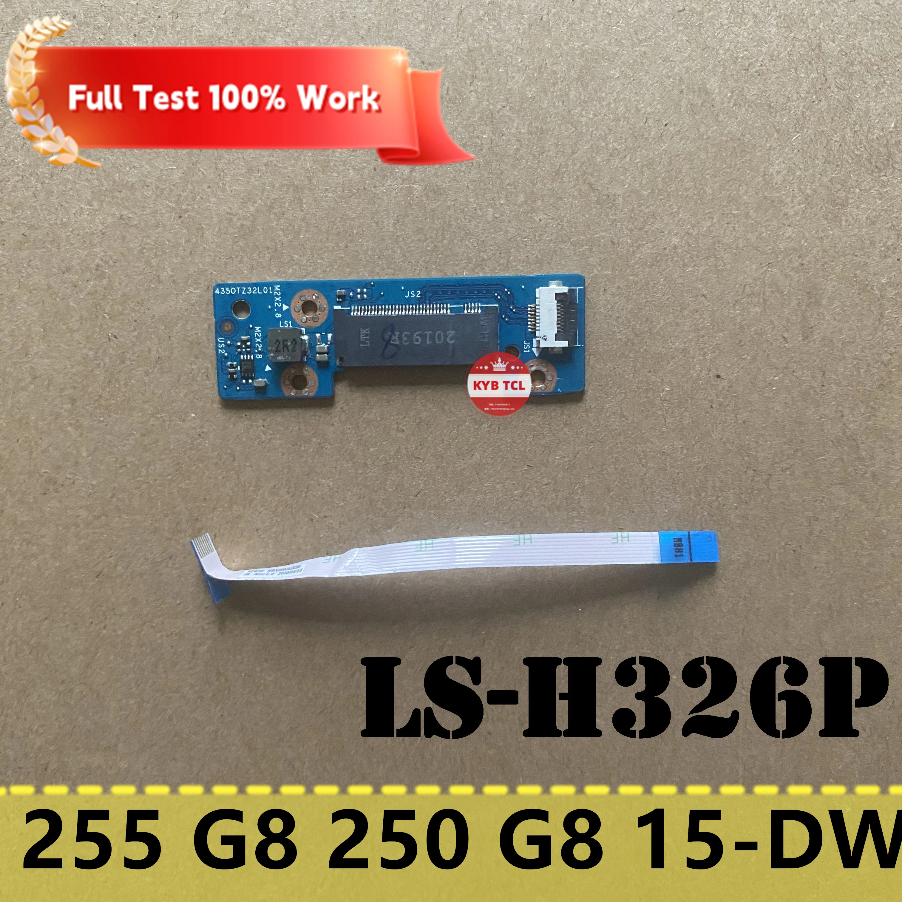 Imagem -02 - Placa do Conector do Ssd do Portátil Suporte de Transportador Ls-h326p Am2h8000200 hp 255 g8 250 g8 15-dw 15-dw1083wm 15-dw1021na