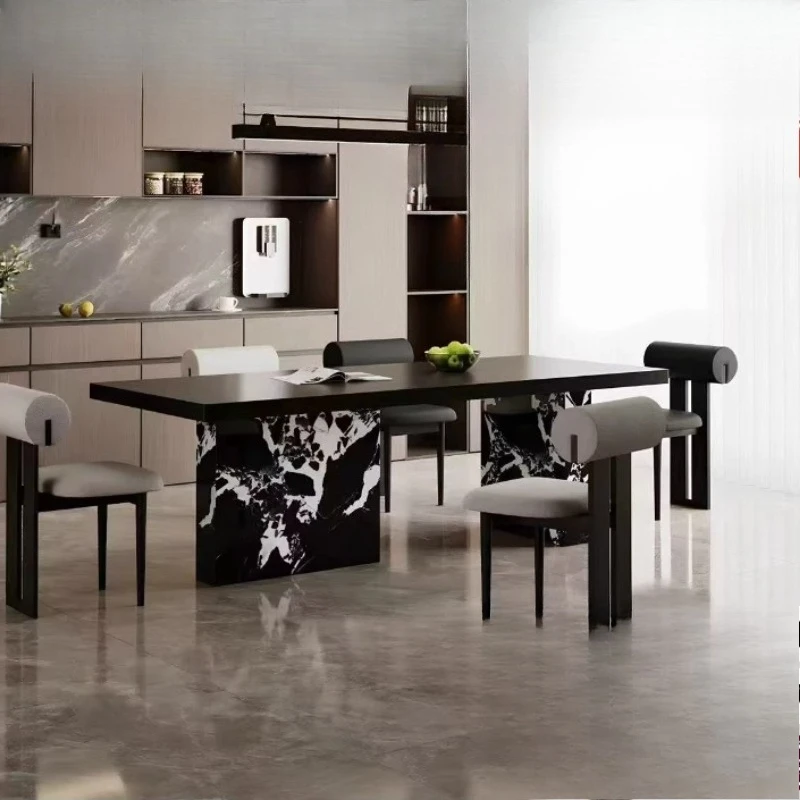 Luxury Modern Dining Table Nordic Mid Century Lounge Service Dining Table Center Designer Mesas De Jantar Kitchen Furniture