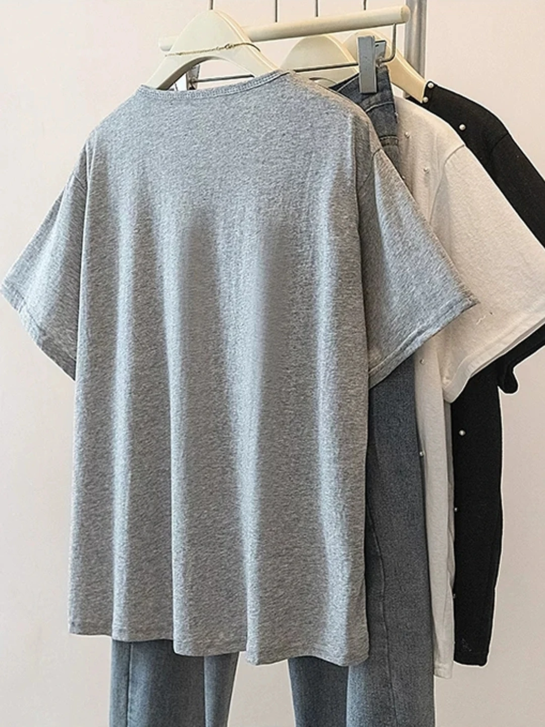 Dames zomer T-shirt met korte - Embroidery Effect recensie en prijs