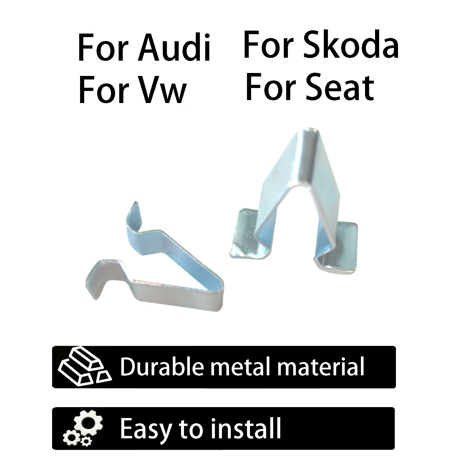 10X Tailgate Lining Boot Lid Trim Lining Metal Clips 4B0867276A For Skoda Octavia Fabia Superb Roomster Yeti Citigo Karoq Kodiaq