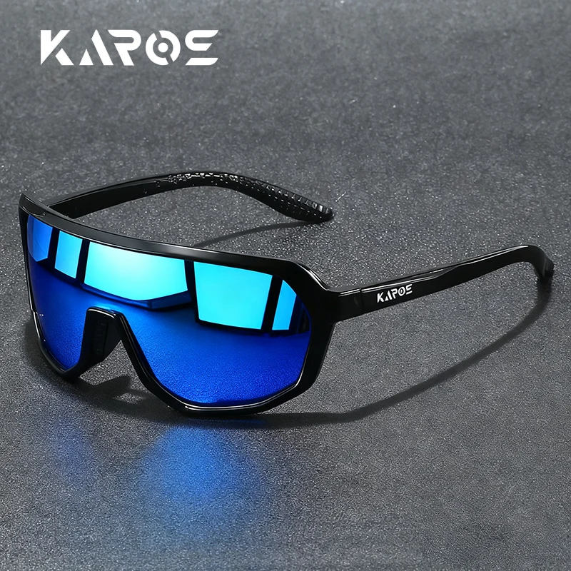 Óculos de sol esportivos polarizados KAROS com proteção UV400 antirreflexo para dirigir, ciclismo, caminhadas, atividades ao ar livre para homens e mulheres
