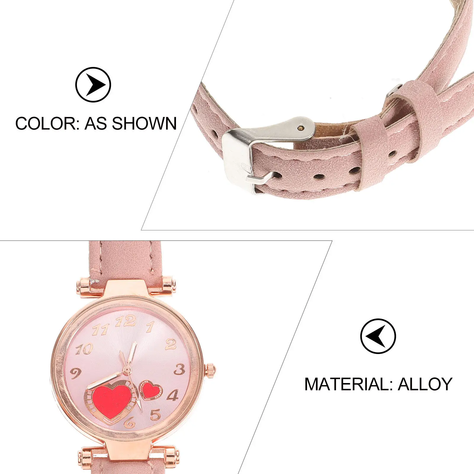 1Pcs Quartz Watch Simple Stylish Casual Wristwatch for Women Wrist Watch Lady Quartz Wristwatch
