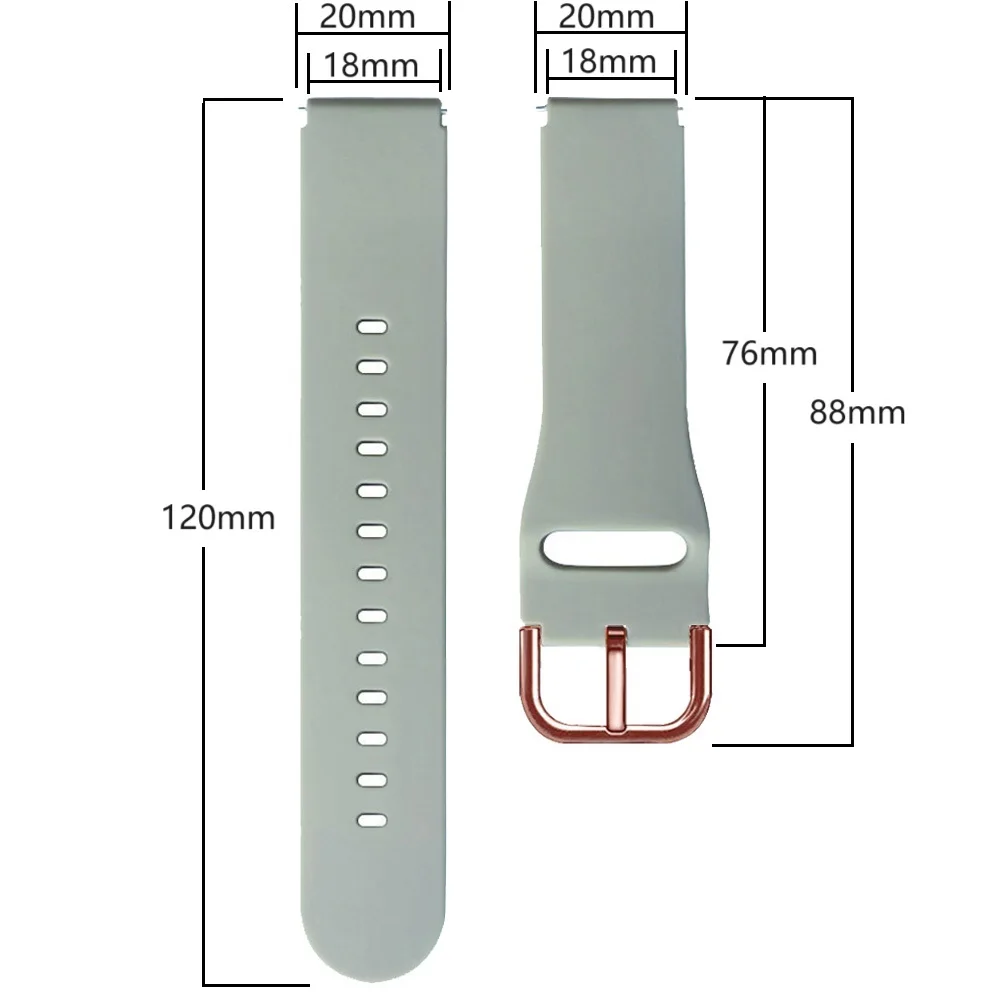 Pulseira De Relógio De Silicone De 18mm Para Garmin Venu 3S VENU 2S Vivoactive 4S 3S Forerunner 265S 255S Move 3S Pulseira Pulseira Pulseira Pulseira Pulseira