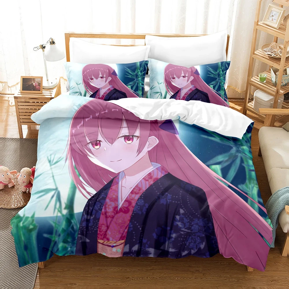 Anime TONIKAWA Fly Me to the Moon Bedding Set,Duvet Cover Bed Set Quilt Cover Pillowcase,King Queen Twin Size Boys Girls Adults