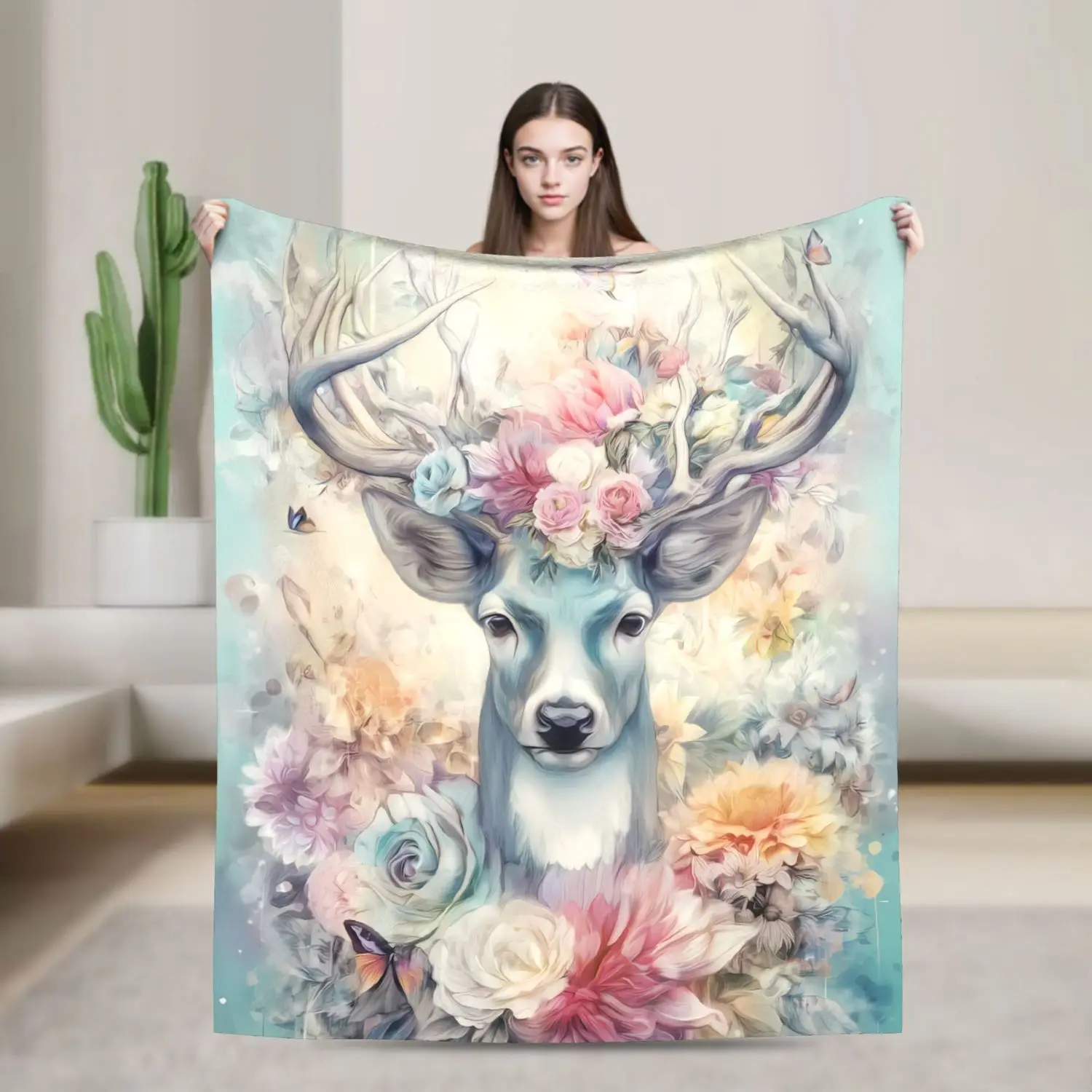 

Одеяло Golden Dragon & Peony — роскошный фланелевой диван с 2D цветочным принтом в стиле фэнтези