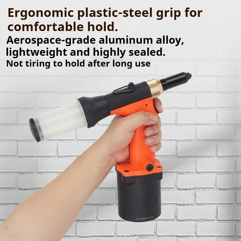 Durable Industrial Pneumatic Rivet Gun Portable High Strength Air Riveting Riveter Professional Metal Plastic Riveting Tool