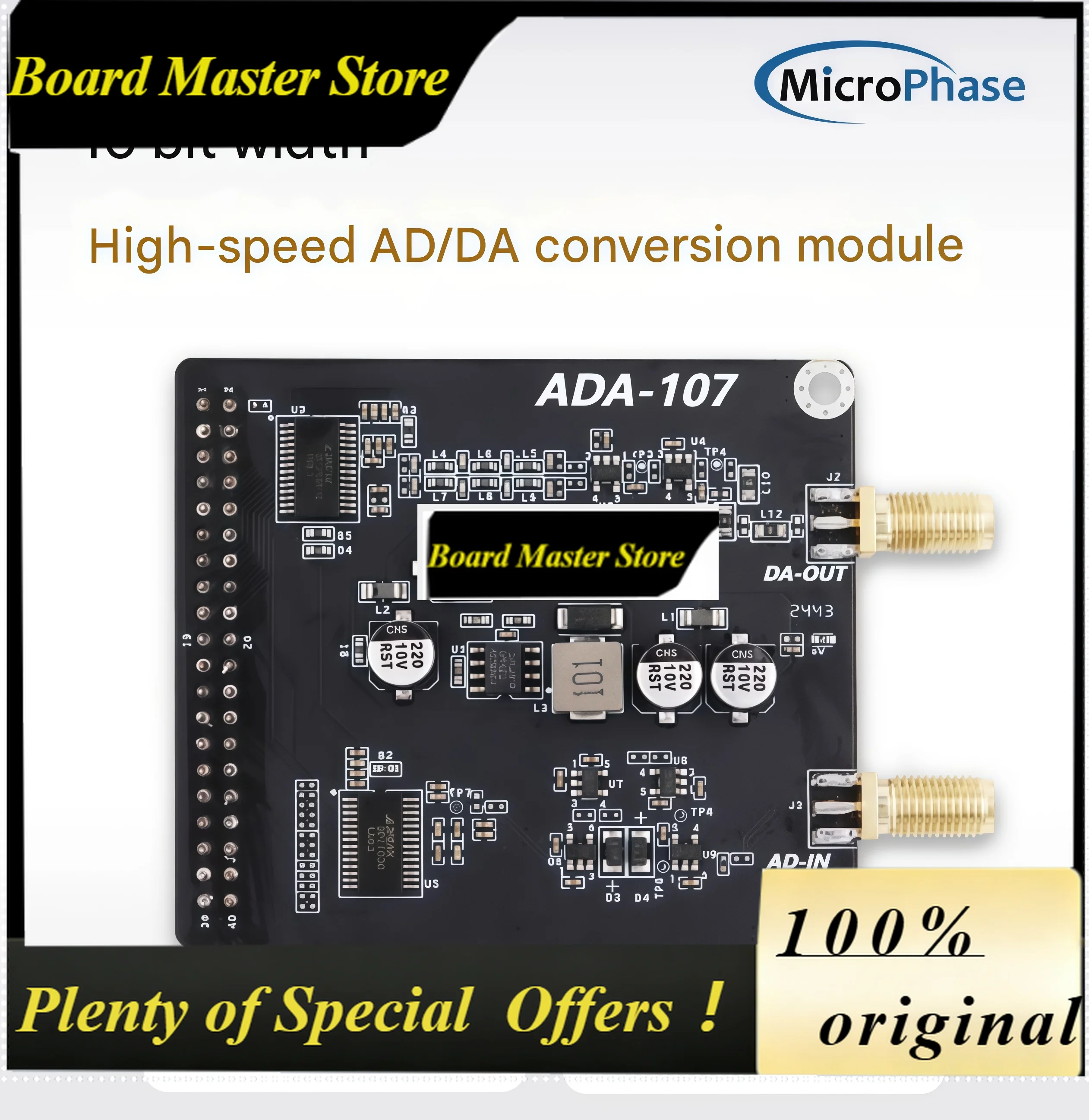 BoMaSMicrophase FPGA Development Board Supporting High-speed AD DA Module ADA107