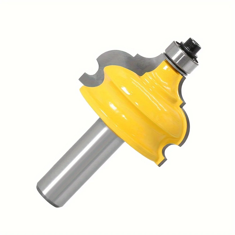 ‌"1Pc 1/2" Shank Half-Round Cutter - Premium Edge Trim Tool for Cabinet/Door Molding & Ceiling Trim"‌