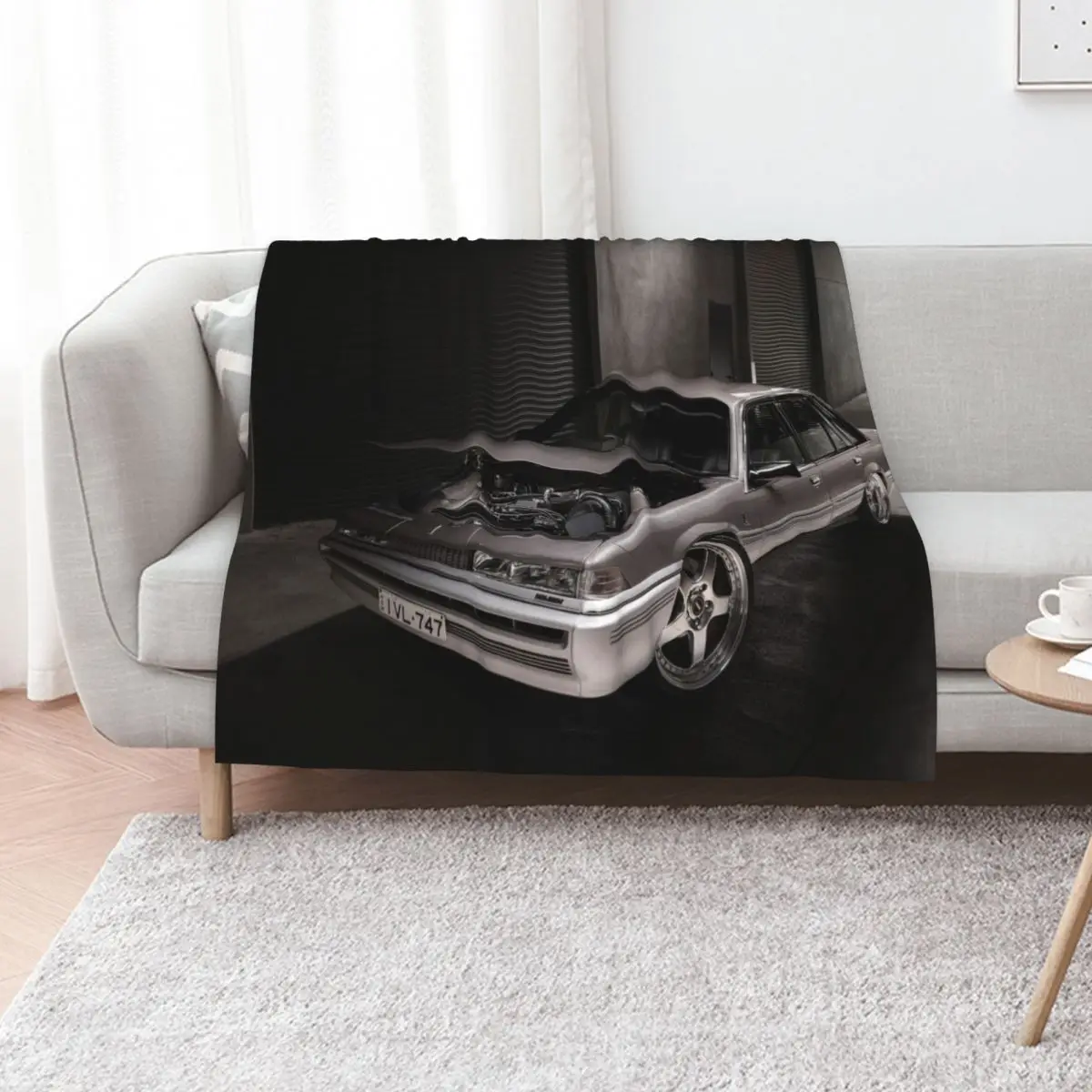 Silver Holden VL Commodore Turbo Throw Blanket decorative Giant Sofa For Baby warm for winter Retros Flannels Blankets