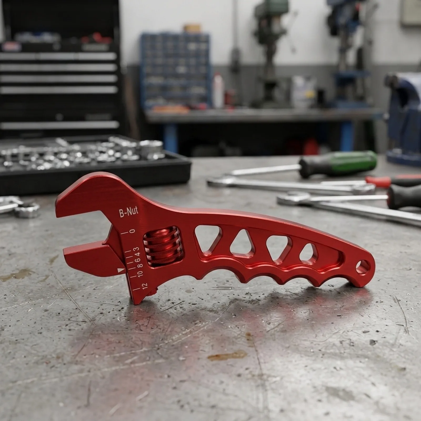 Ergonomic Grip Adjustable Wrench Toolbox Essential Mechanical Tool Easy To Transport Hose Fitting Applications Lightweight Tool