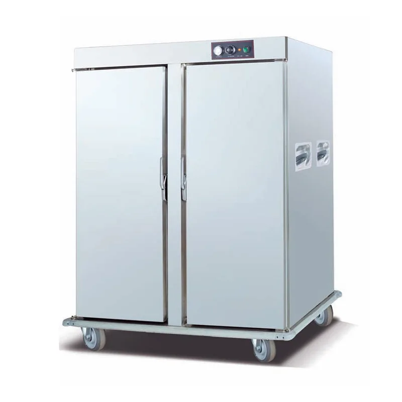 Single and double doors 22-layer thermal insulation dining car Hotel banquet dishes mobile fresh-keeping box Food constan
