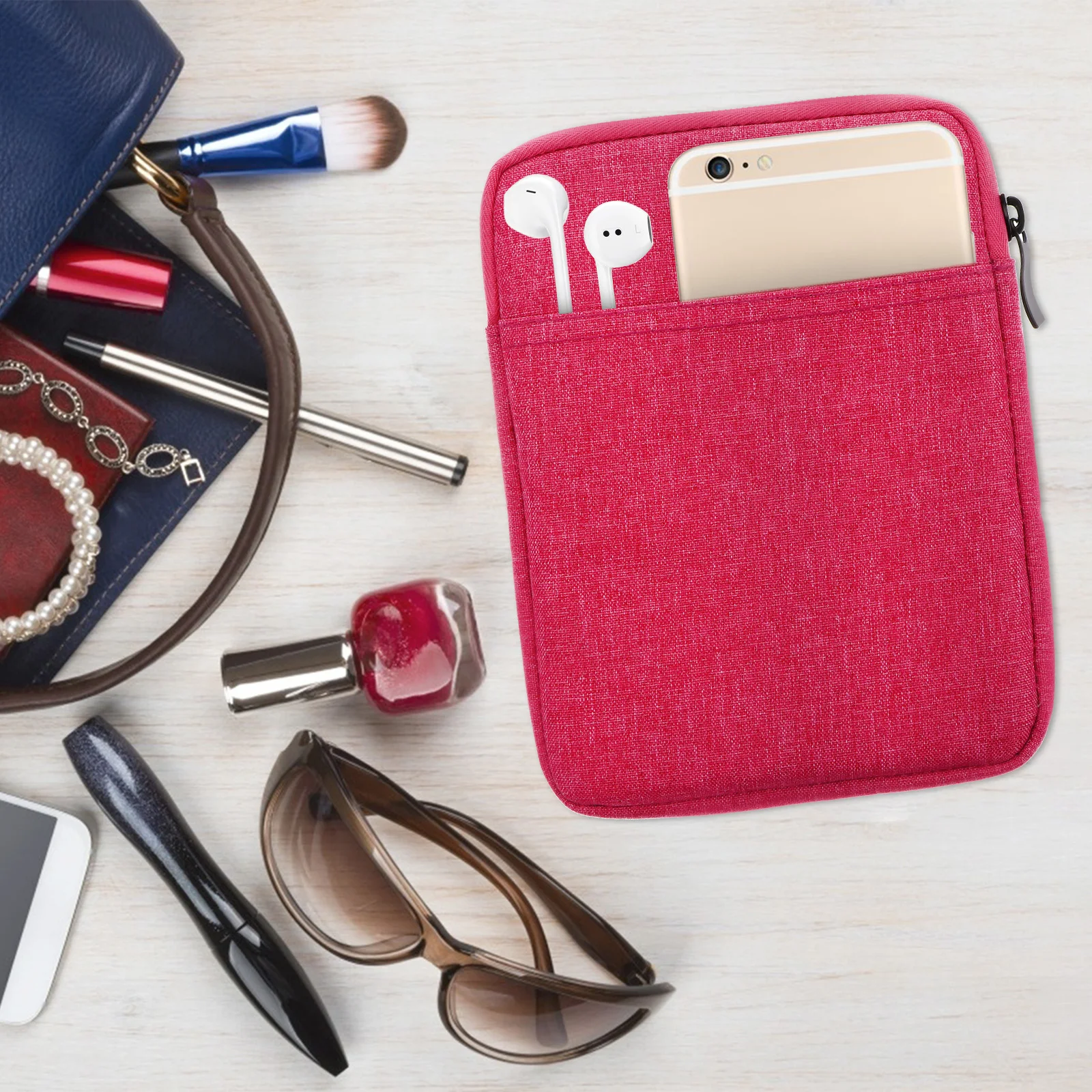 

1pc Protective Case 6In Ultra-Thin Waterproof Breathable E-Reader Cover For Paperwhite E-Book Case Tablet Accessories