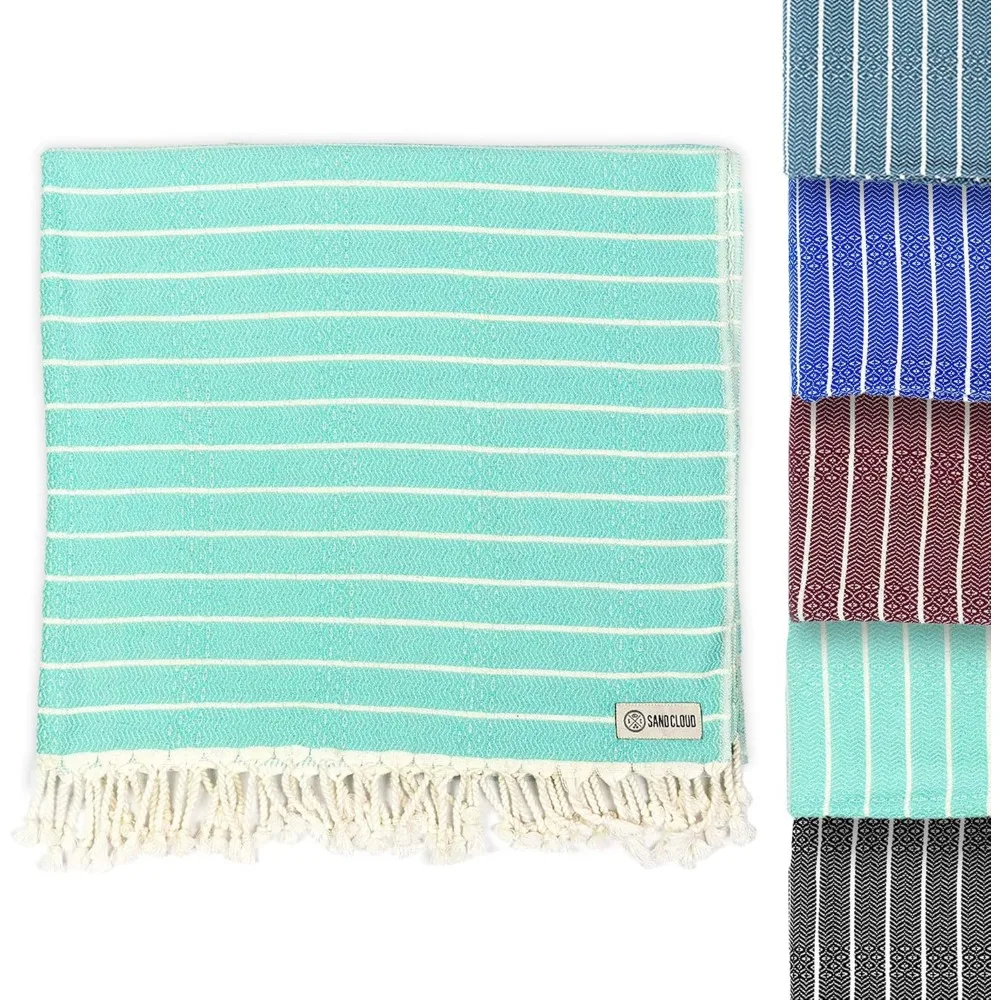 

Large Beach Towel Great for Beach Bath or as a Blanket Gocek (Mint) 37x69