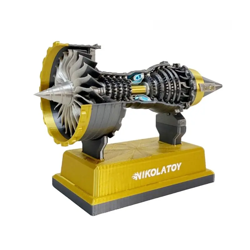 

Micro Trent900 aircraft turbofan engine engine model can start children's birthday gift desktop decoration