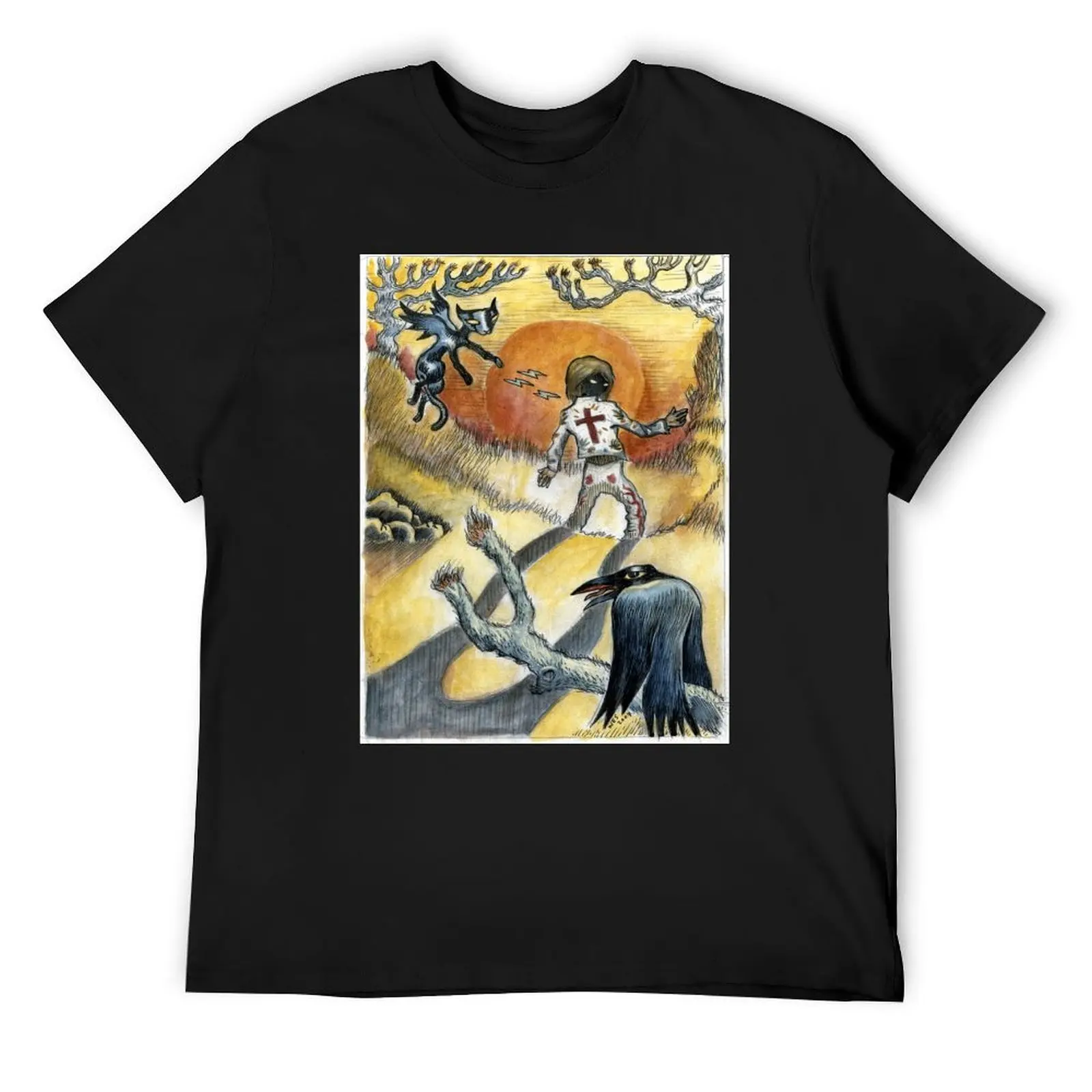 

Cross Ghost Gram Parsons T-Shirt baggy shirts summer shirt funny gifts black t shirts for men