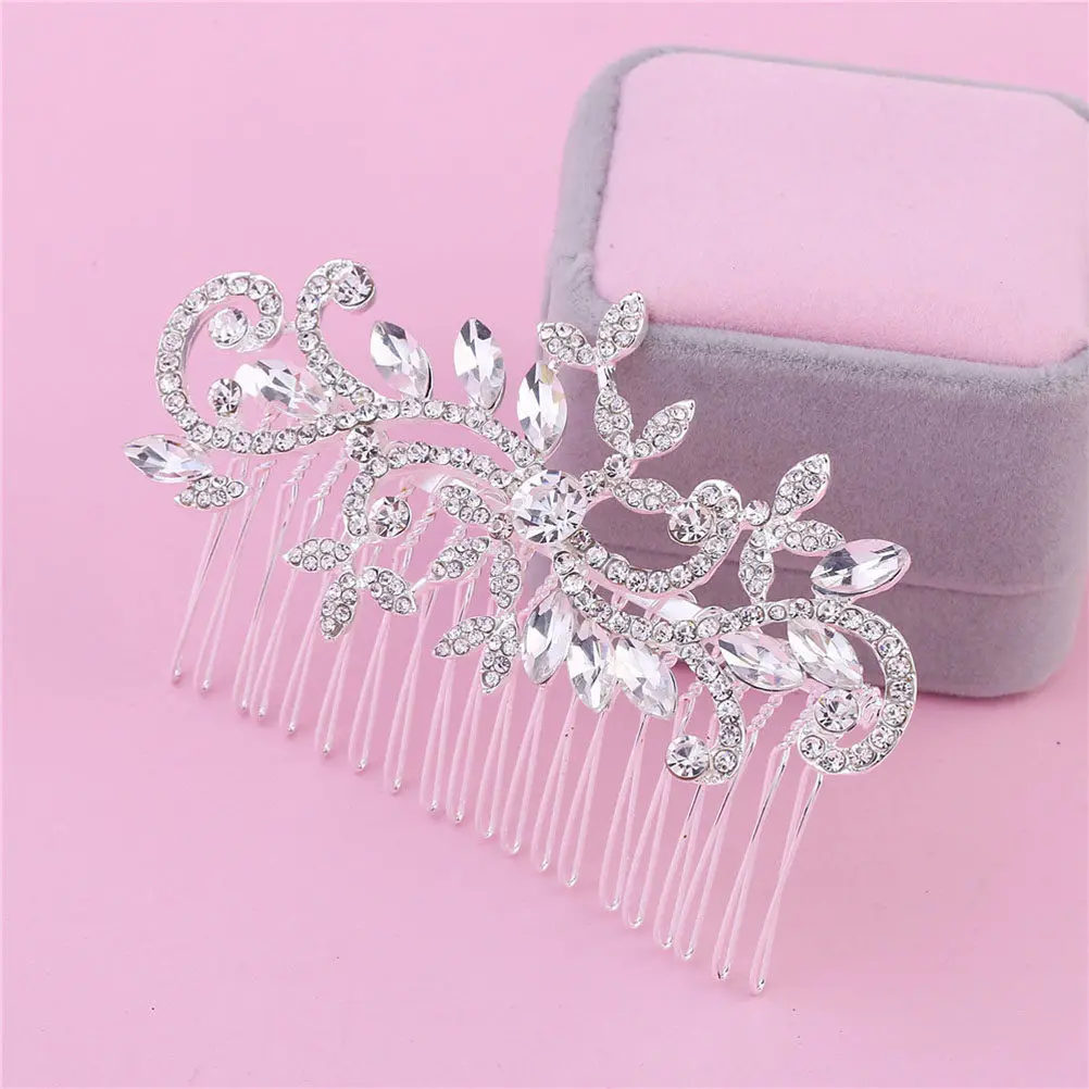 Bridal Rhinestone Hair Comb Crystal Wedding Party Headwear Women Headpiece Hair Comb Headwear Women Headpiece