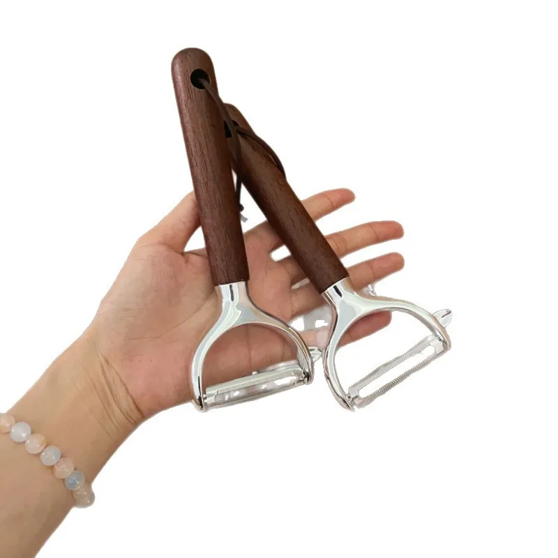 

Walnut paring knife, planer, scraper, peeler, fruit, potatoes and apples, artifact for household use, multi-functional planer