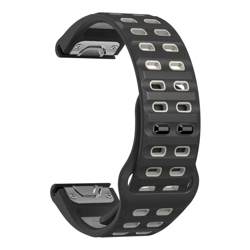 22 26mm Silicone Strap For Garmin Fenix 8 47mm 51mm/Fenix 6 6X 7 7X Pro 5 5X Plus/965 955/Epix QuickFit Smartwatch Band Bracelet