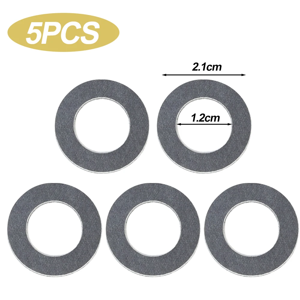 Screw Gasket Oil Drain Sump Plug Washers Hole for Toyota OE90430-12031 12mm Aluminum Accessories Seal Gasket Engine Parts