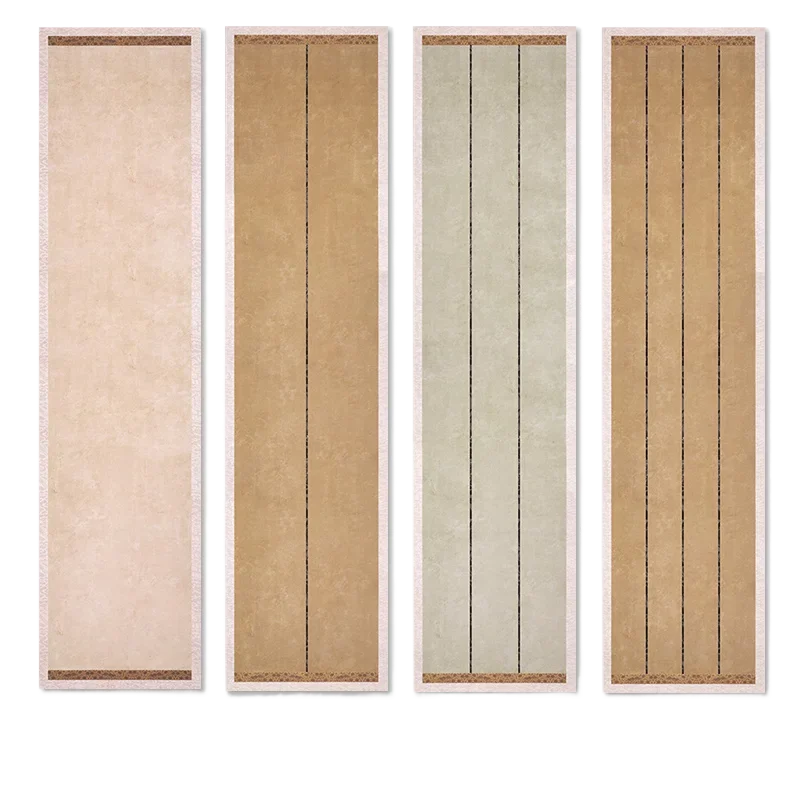Antique Batik Xuan Paper Thickened Vertical Calligraphy Works Xuan Paper Retro Brush Calligraphy Practice Half Ripe Rice Paper