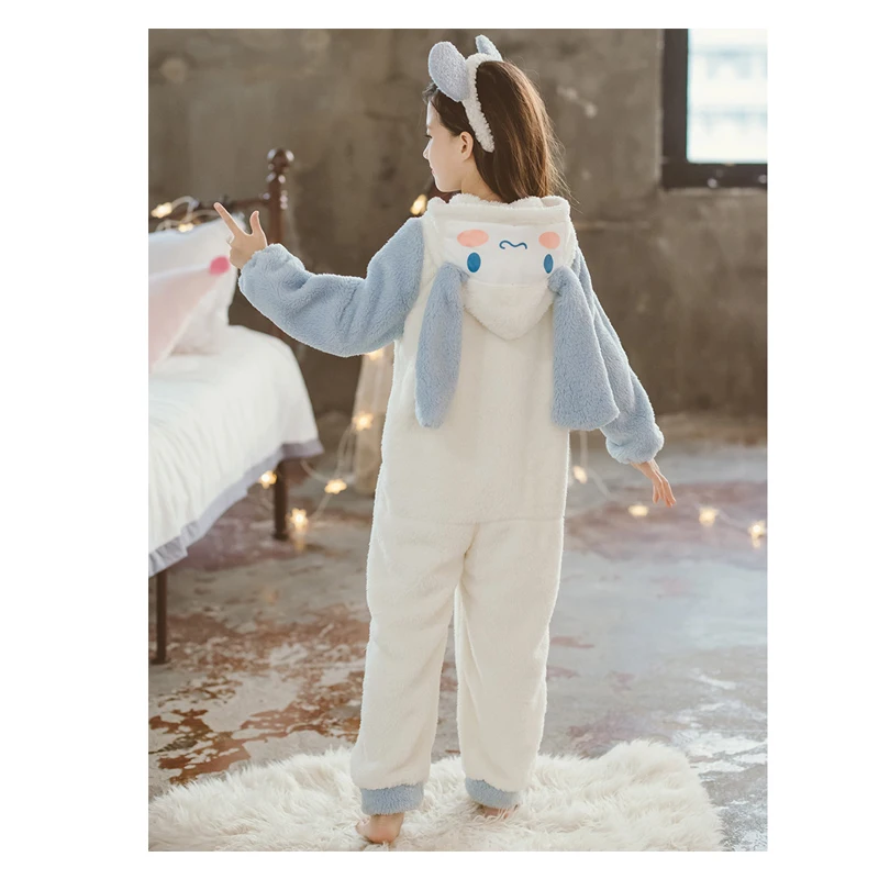 ملابس الفتيات الصغيرات ملابس سينامورول كيجورومي للأطفال أزياء تنكرية للهالوين بيجامات كرتونية قطعة واحدة بيجامات عيد الميلاد #4