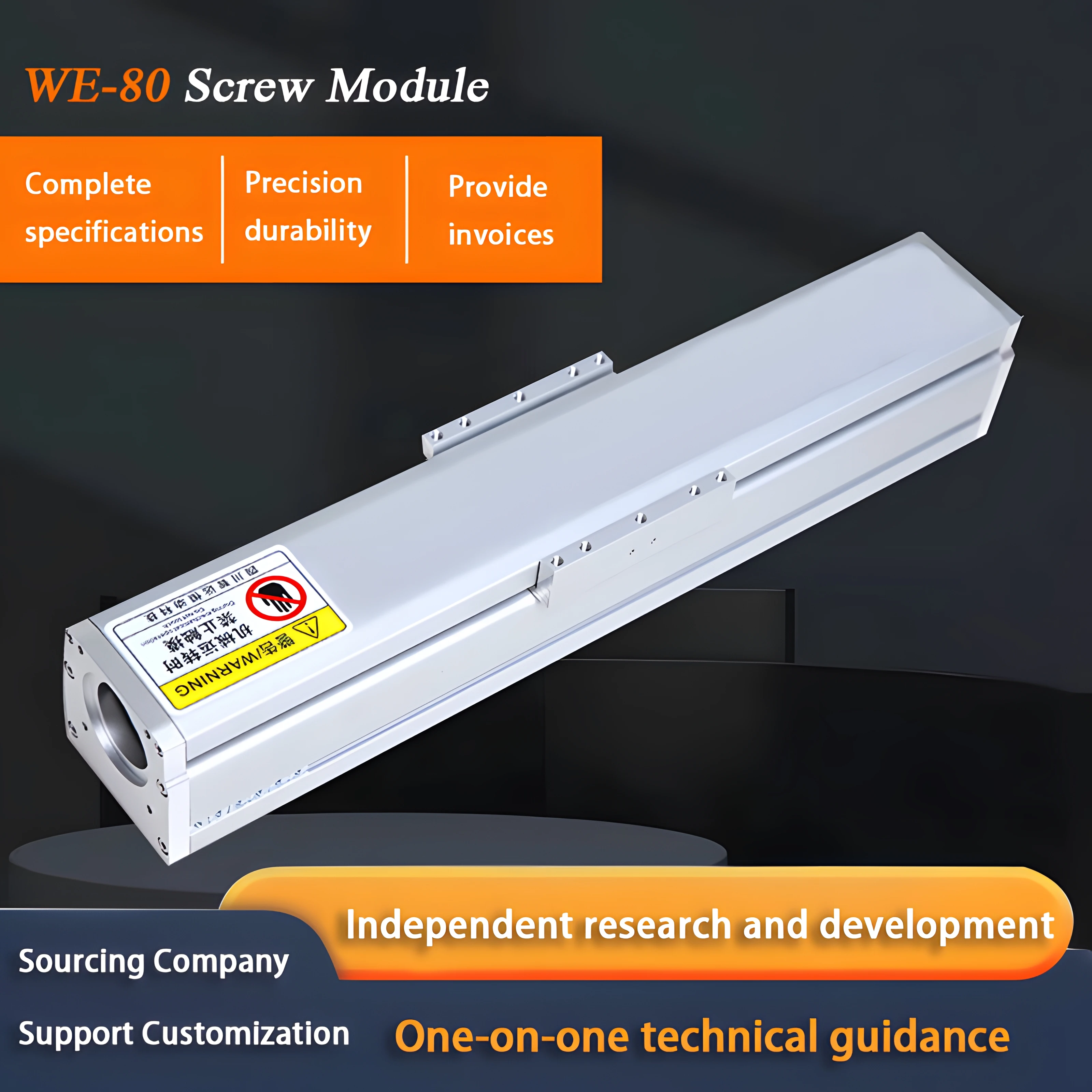 Linear Module, Semi-Closed High-Precision Module, Customized Length, Including Freight.