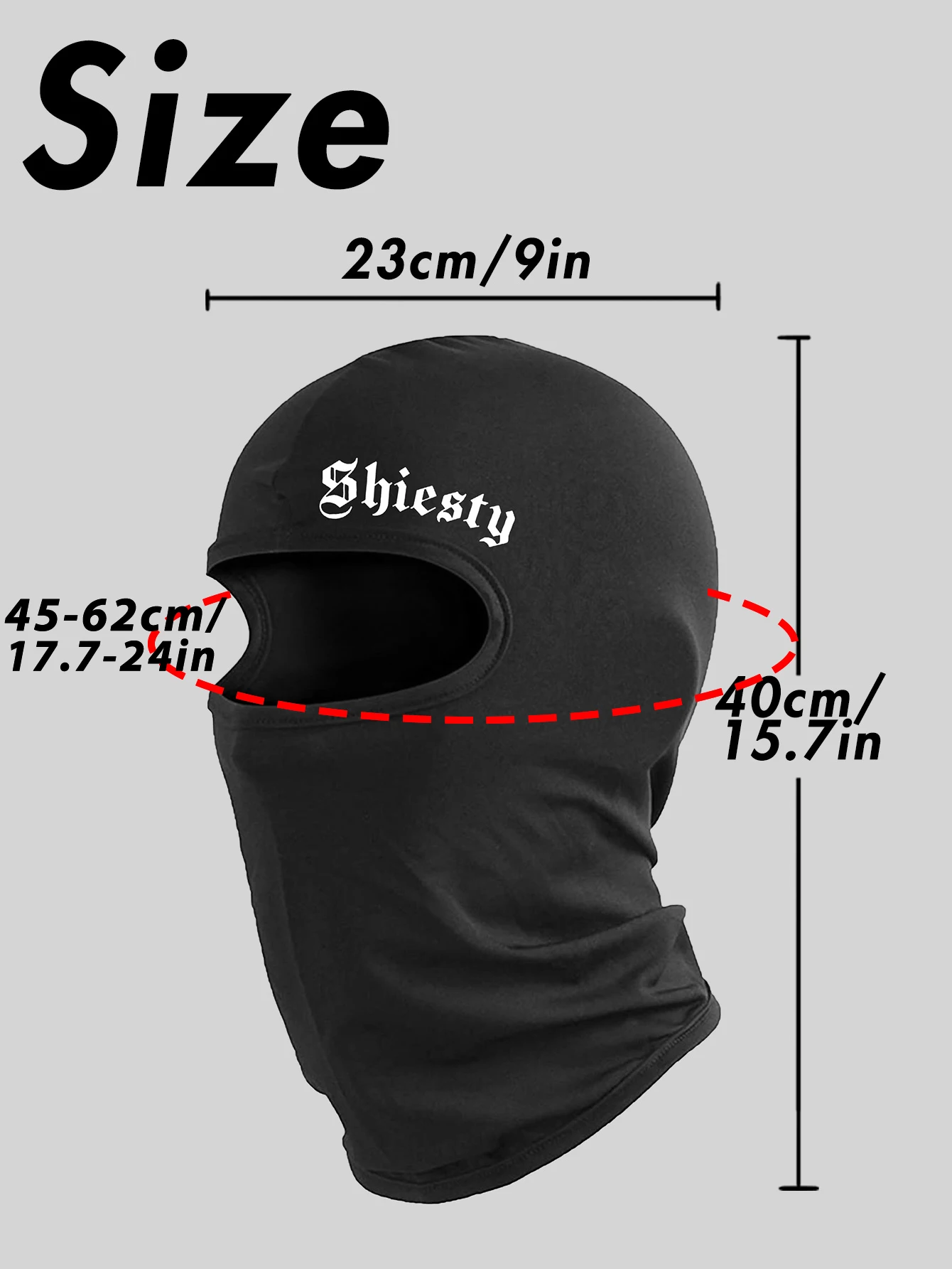 Musion Shiesty Skimaske Y2K Hip Hop Sturmhaube Atmungsaktive Kopfbedeckung für Reiten und Outdoor-Sport – Detail 2