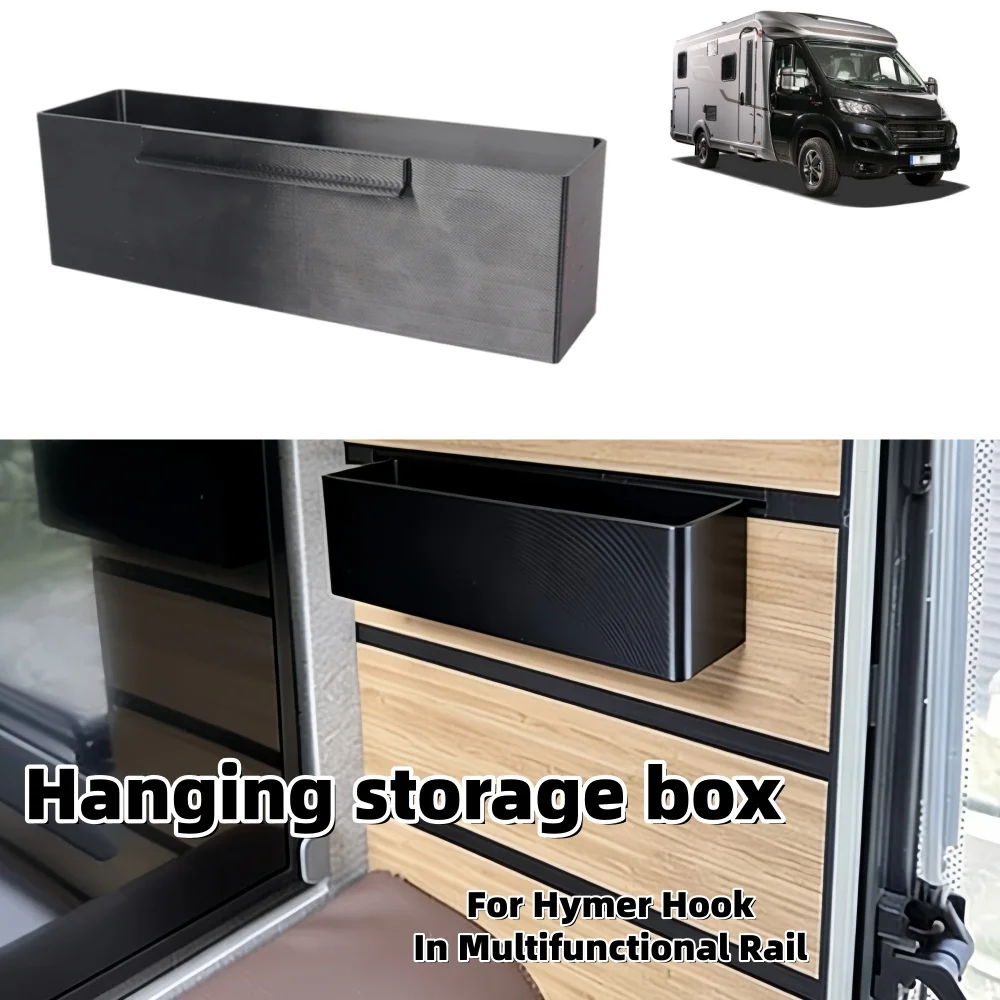 Wandmontierte RV-Aufbewahrungstasche für Hymer Hook In Multifunktionale Schiene Multifunktionale Organizer-Box Wohnwagen Wohnmobil Organizer