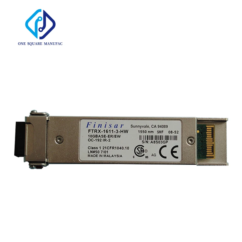 Finisar FTRX-1611-3-HW 10GBASE-ER/EW 1550nm 40KM XFP OC-192 IR-2Optical Fiber Transceiver