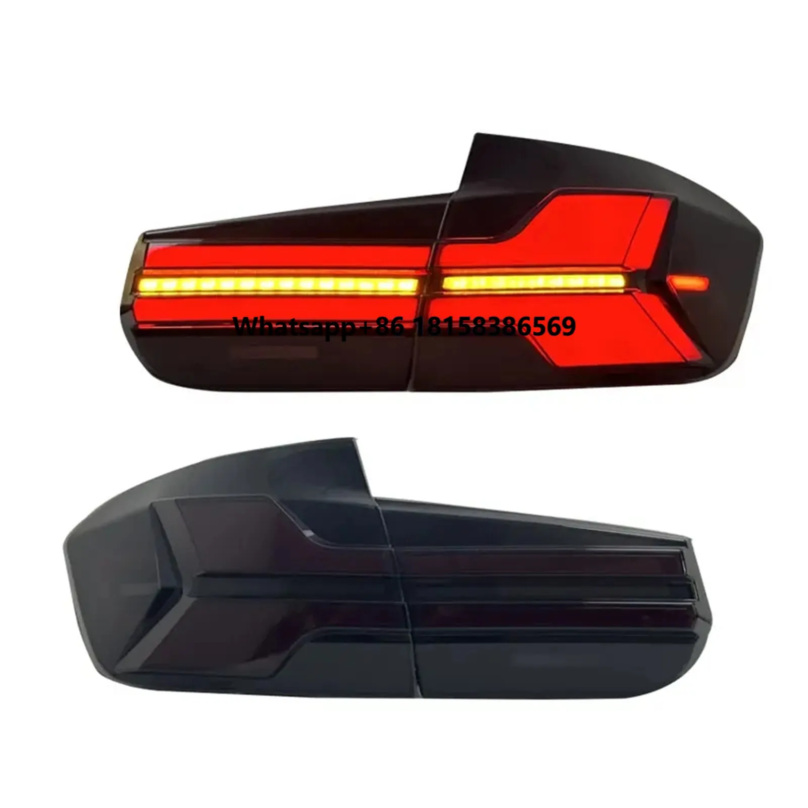 

Pair G05 Style LED Taillight Assembly Upgrade for 3 Series F30 F35 F80 Rear Lamp Tail Lights Car Turn Signal Lights