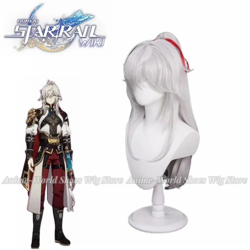 Honkai: Star Rail Jing Yuan Cosplay Stiefel Schwarze Schuhe Nach Maß Jede Größe für Jungen und Mädchen Perücke