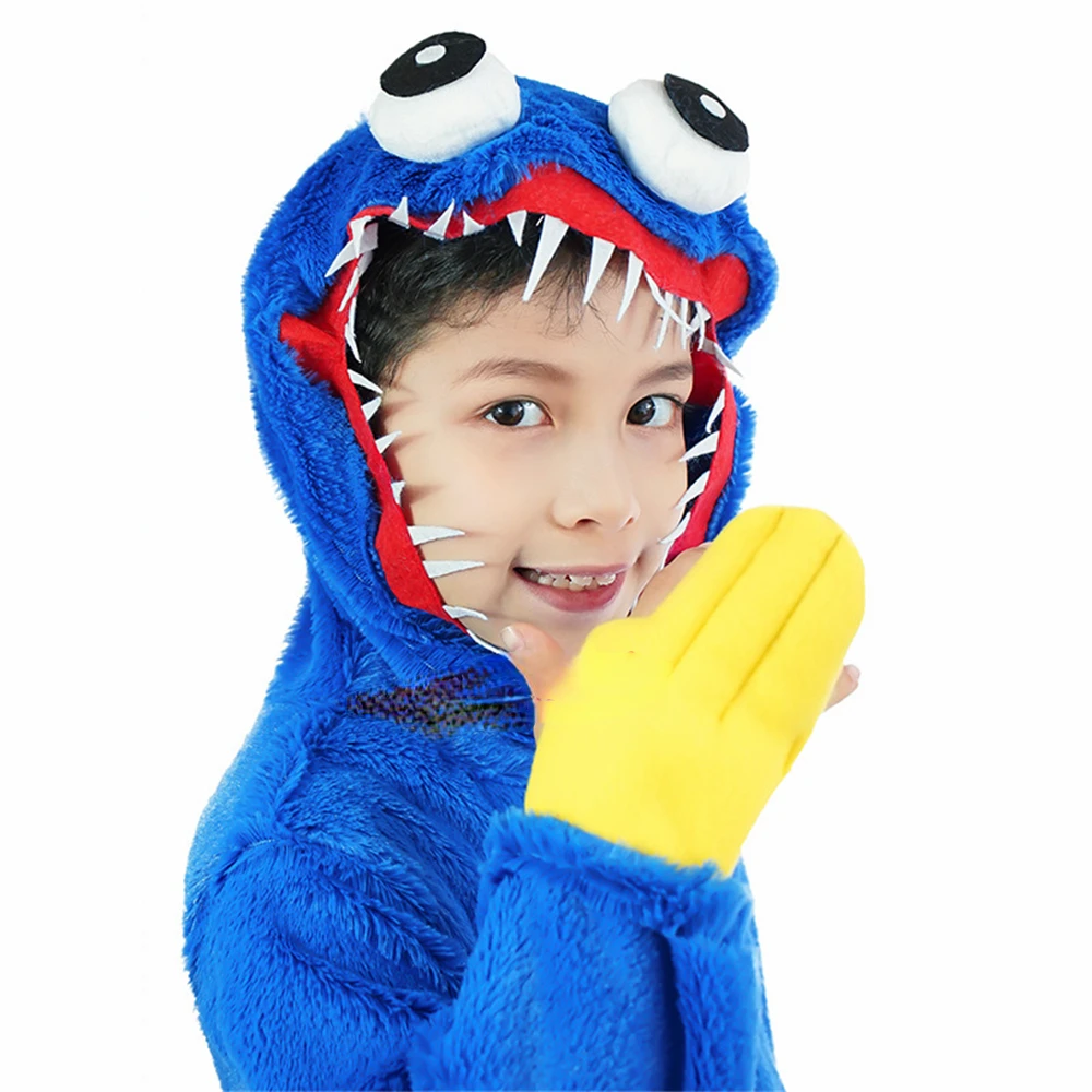 Costume Horror Game Kawaii Onesies Pajamas Jumpsuit Homewear Halloween Party Cosplay For Kids