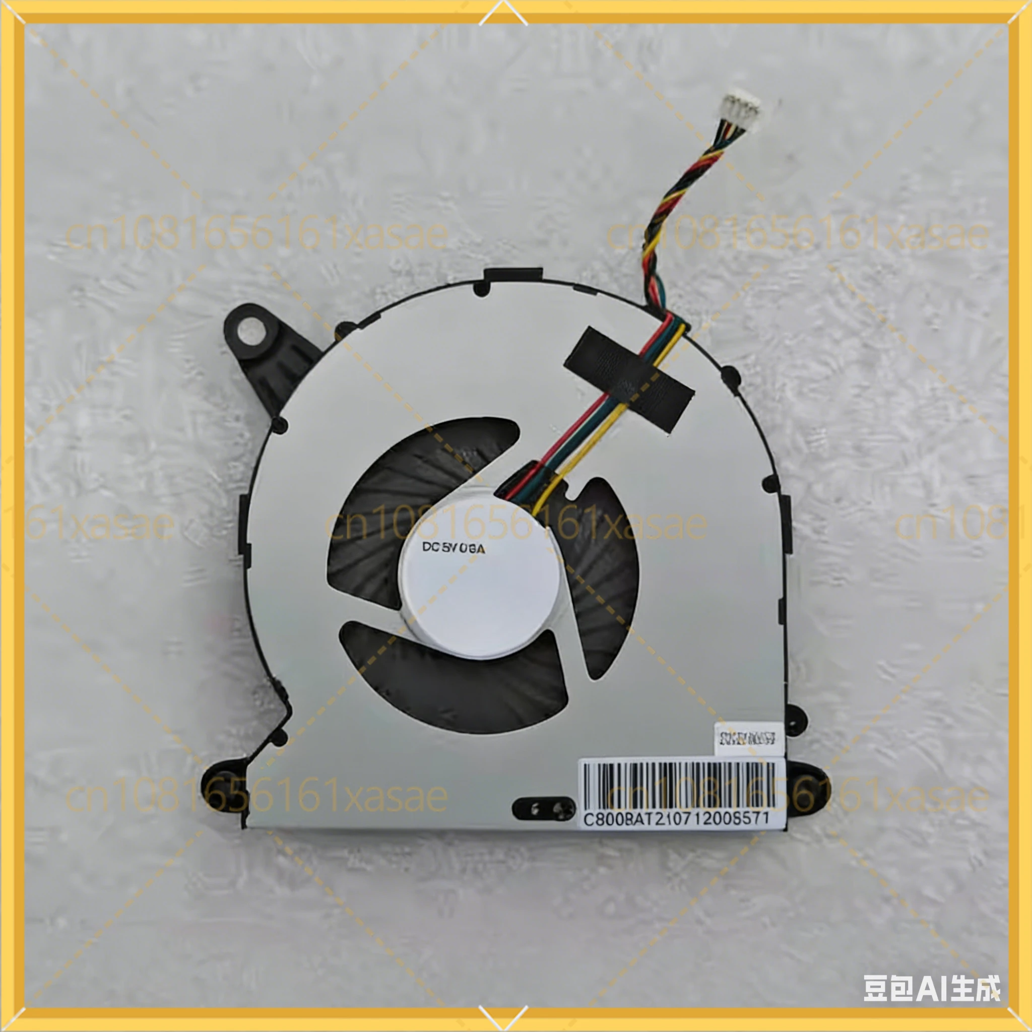 Cooling Fan For AVC BAZB0808R5H P009 Compatible BSC0805HA-00 DEF D8008FN210724 DC5V 0.50A 4PIN New