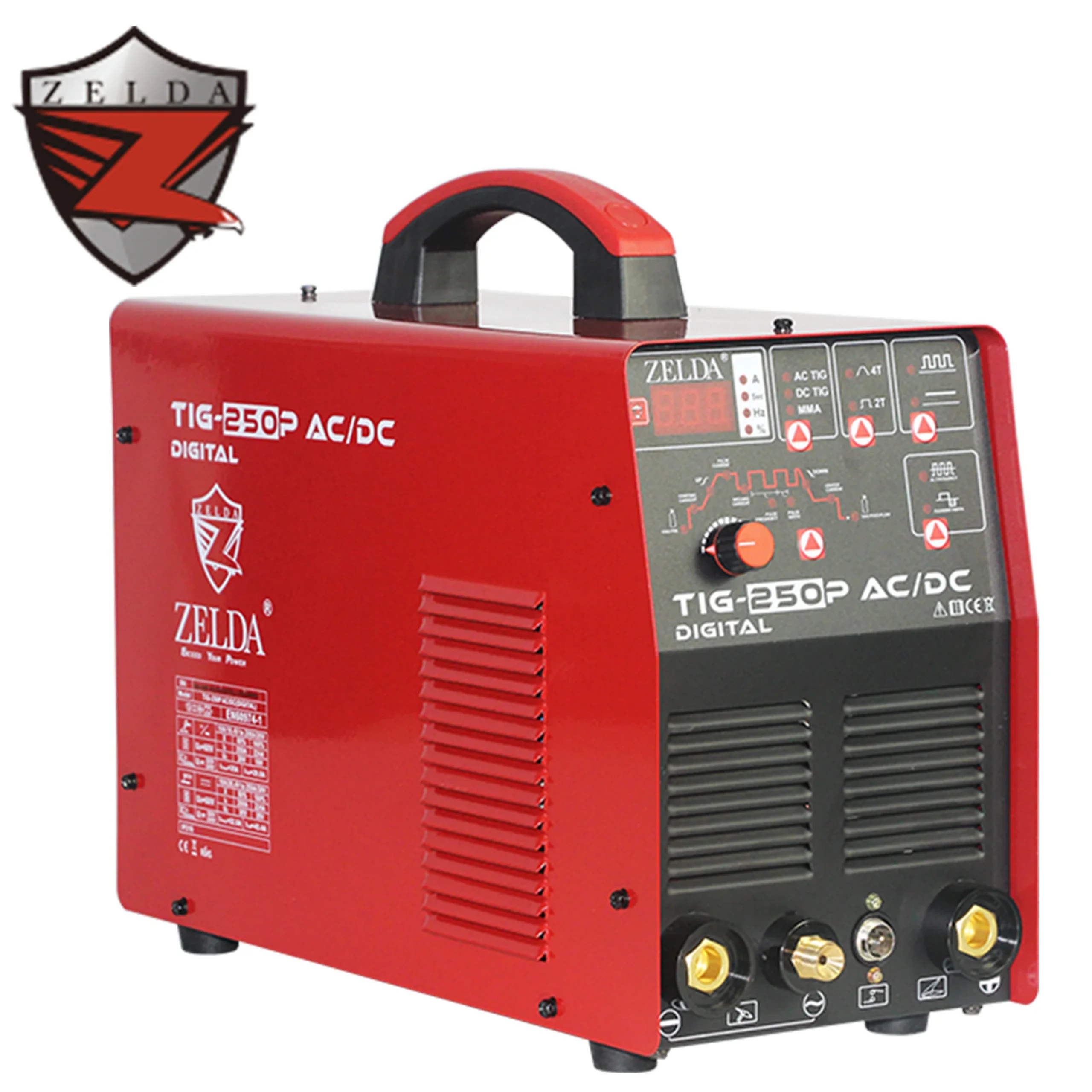 TIG-250P AC DC Digital Poste De Soudage Acier Et Tig Aluminium