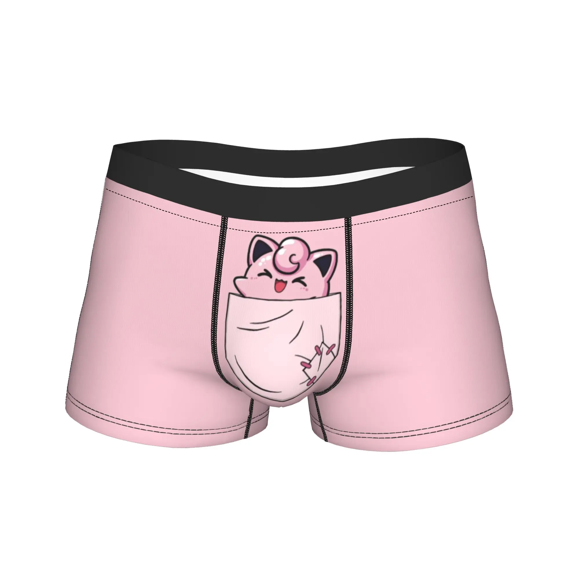 Calzoncillos bóxer divertidos con personajes de Pokémon, ropa interior, pantalones bóxer, regalo divertido para hombres